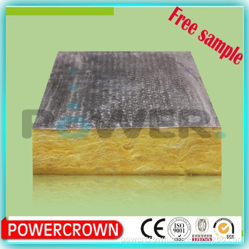 Noise reduction material of glass wool board with aluminum foil